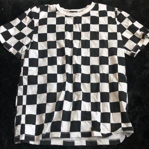 Checkered tee